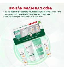 Dr.G Bộ sản phẩm chăm sóc toàn diện Skincare kit for sensitive and acne skin