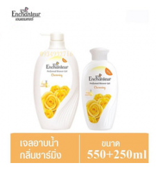 Sữa Tắm Enchanteur Thái Lan 550ml Tặng Chai Sữa Tắm 250ml