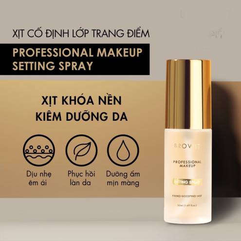 Xịt Khóa Cố Định Lớp Trang Điểm Browit By Nong Chat Professinal Makeup 