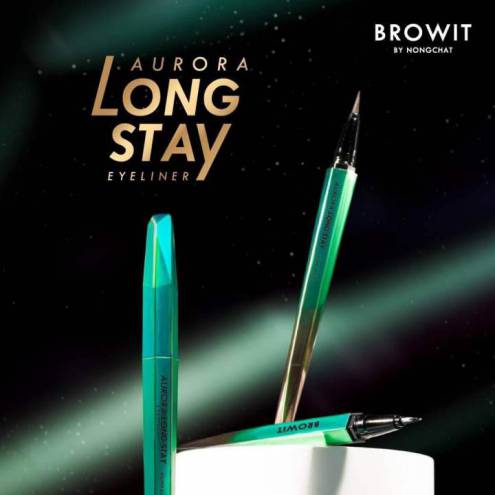 Bút Kẻ Mắt Browit By Nongchat Aurora Long Stay Eyeliner Super Black 0.5g