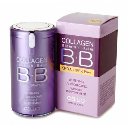 Kem Nền Cellio Collagen Blemish Balm BB SPF 40 PA+++
