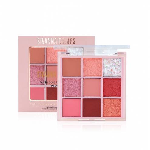 Phấn Mắt Sivanna Colors Fall In Love Eyeshadow Palette - HF631 