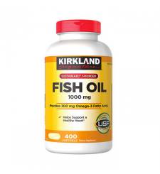 Dầu Cá Omega 3 Kirkland Signature Fish Oil 1000mg 400v 