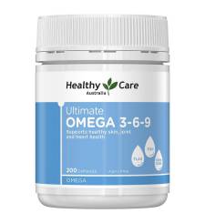 Viên uống dầu cá Healthy Care Ultimate Omega 369 200 viên