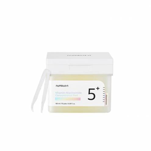 Miếng Tẩy Da Chết Numbuzin No.5 Vitamin Niacinamide Concentrated Pad 180ml (70 pads)