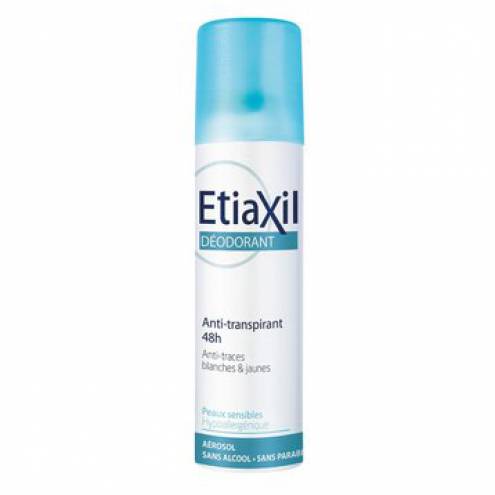 Xịt Khử Mùi EtiaXil Dạng Phun Sương Deodorant Anti-Transpirant Protection 48H Aérosol