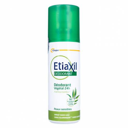 Xịt Khử Mùi EtiaXil Hàng Ngày Chiết Xuất Nha Đam Deodorant Vegetal 24H Spray Sans Gaz