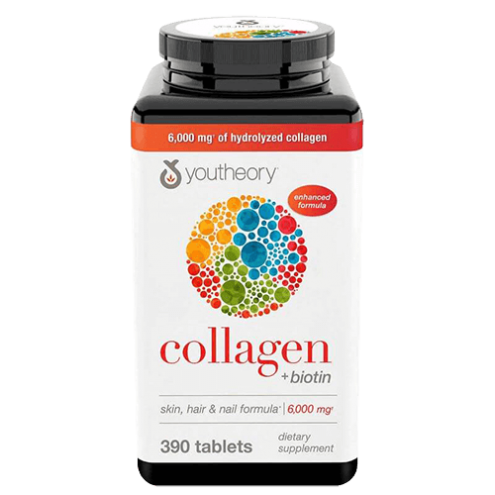 Viên Uống Youtheory Collagen Biotin 6000mg 390 Tablets