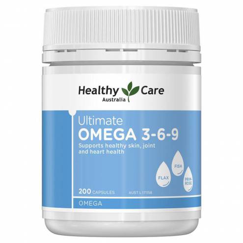 Viên uống dầu cá Healthy Care Ultimate Omega 369 200 viên