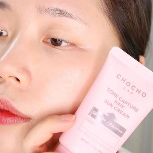 [50g] Kem Chống Nắng Nâng Tông, Bảo Vệ Da Hàn Quốc Chocho s Lab Tone Capture Pink Sun Cream SPF50+/PA++++