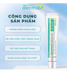 Gel Hỗ Trợ Giảm Mụn Mờ Thâm Acne DermaX Derma Gel Tuýp 18g