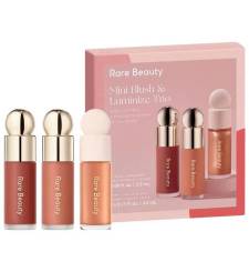 Set Má Hồng Dạng Kem & Highlight Rare Beauty Mini Blush And Luminize Trio 3 Món 