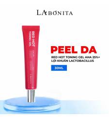 (Dạng Tuýp) Peel da Labonita Red Hot Toning Gel AHA 25%+Lợi khuẩn Lactobacillus 30ml