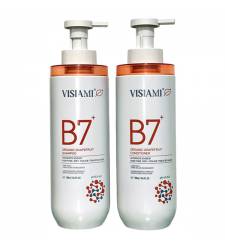 Bộ dầu gội xả Visiami Biotin B7 Đỏ Grapefruit 780ml