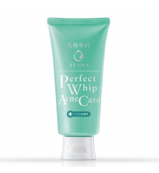 Sữa rửa mặt Senka Perfect Whip Acne Care (xanh lá)