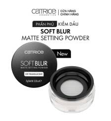 Phấn Phủ Dạng Bột Mỏng Nhẹ Kiềm Dầu Catrice Soft Blur Matte Setting Powder