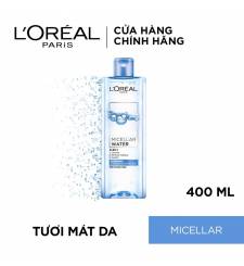 Nước Tẩy Trang Tươi Mát L’Oreal Micellar Water 3-in-1 Refreshing (400ml)