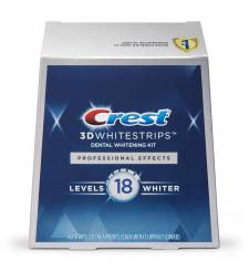 MIẾNG DÁN TRẮNG RĂNG CREST 3D WHITESTRIPS PROFESSIONAL EFFECTS TEETH WHITENING KIT LEVEL 18 40 MIẾNG