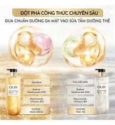 Sữa Tắm Sáng Da , Dưỡng Ẩm  OLAY B3 nhũ - 333ml 