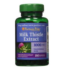 Viên uống thải độc gan hỗ trợ chức năng gan Milk Thistle Extract của Mỹ 180v