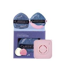 Set Bông Mút Amortals Twin Star Powder Puff Set (2 Bông Mút + Hộp Đựng)