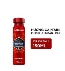 Xịt Khử Mùi Cho Nam Old Spice 150ml ( Captain)