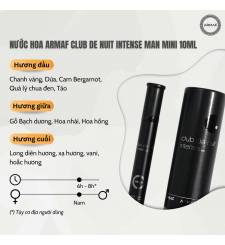 Nước hoa Armaf Club de Nuit Intense man 10ml (dạng lăn)