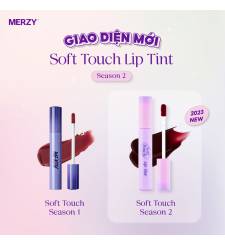 [New - Season 2] Son Kem Siêu Lì, Siêu Mịn Môi Merzy Soft Touch Lip Tint 3g