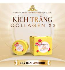 Kem Body Siêu Kích Trắng Collagen x3 Đông Anh  