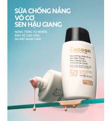 Sữa chống nắng vô cơ Sen Hậu Giang  Cocoon - Tone up Beige