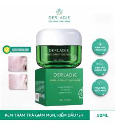 Kem Dưỡng Tràm Trà Giảm Mụn Kiềm Dầu Derladie Herbal Extract Care Cream