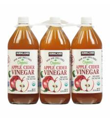 Giấm táo hữu cơ nguyên chất Kirkland Signature Organic Apple Cider Vinegar 946ml