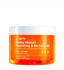 Mặt Nạ Dưỡng Sáng Da Jumiso All Day Vitamin Nourishing & Recharging Wash - Off Mask 100ml