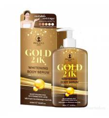 Gold 24K Whitening Body Serum 500ml Thái Lan Chai Nâu 500ml