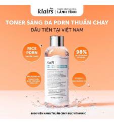 Nước hoa hồng sáng da Klairs Freshly Juiced Vitamin Essence Toner 180ml