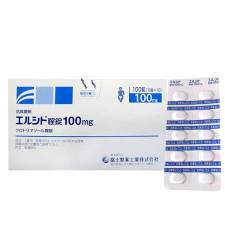 Vỉ 10 viên đặt nấm âm đạo Candida Elcido 100mg nội địa Nhật Bản