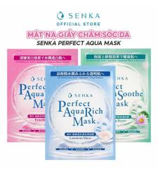 Mặt Nạ Giấy Chăm Sóc Da Senka Perfect Aqua Mask