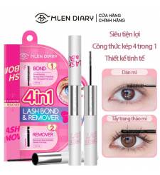 Keo 2 Đầu Mascara Mlen Diary 4in1 Lash Bond & Remover 8g