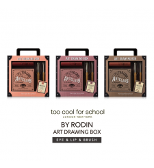 SET TRANG ĐIỂM TOO COOL FOR SCHOOL BY RODIN ART DRAWING BOX (EYE PALETTE & LIP & BURSH)  