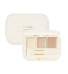 Bảng Che Khuyết Điểm 3 Ô Judydoll Three-Color Concealer Palette Kèm Cọ Che Phủ 2.7g