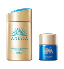 Sữa chống nắng Shiseido Anessa Milk SPF50+/PA++++ 60ml #Tặng serum minisize