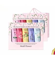 Set 5 tuýp Kem dưỡng mềm da tay Medi Flower Hand Cream Hàn Quốc.