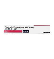 Tretinoin Microsphere Micro Ret 0.025% 0.05% 0.1% Gel - Gel Trị Mụn, Chống Lão Hóa Hiệu Quả