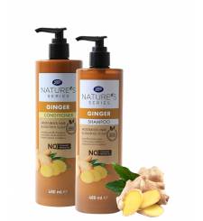 Set dầu gội dầu xả gừng Boots Nature's Series Ginger Shampoo and Conditioner Thái Lan