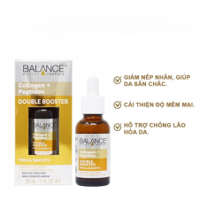 Tinh Chất Dưỡng Ngăn Ngừa Lão Hóa, Giảm Nếp Nhăn Balance Active Formula Collagen + Peptides Double Booster 30ml