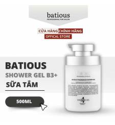 Sữa tắm trắng da Batious B3+ dưỡng da sáng mịn và chống lão hóa - Chai 500ml