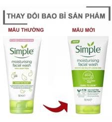 Sữa Rửa Mặt Dưỡng Ẩm Cho Da Simple Kind To Skin Moisturising Facial Wash 150ml
