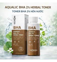 Nước Cân Bằng DrCeutics Làm Dịu Da, Hỗ Trợ Giảm Mụn Aqualic BHA 2% Herbal Toner 100ml