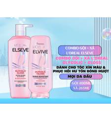 Gội , Xả L'Oreal Paris Elvive Glycolic Gloss