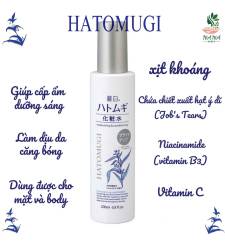 XỊT KHOÁNG HATOMUGI REIHAKU BRIGHT UP LOTION MIST TYPE 200ML
